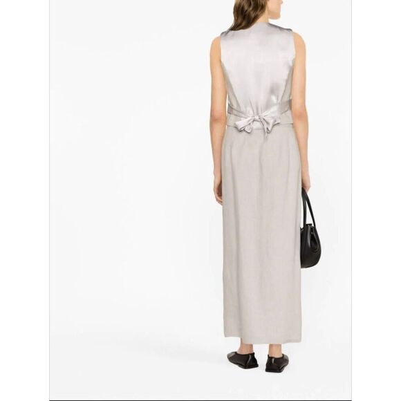 Sleeper Lili linen maxi skirt grey size XL - Picture 2 of 6